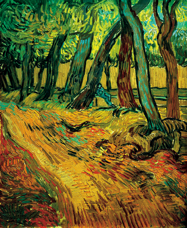  文森特·威廉·梵高  Vincent Willen Van Gogh —— 圣保罗医院的花园和人